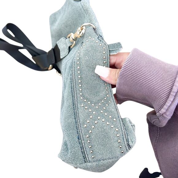 Aimee Kestenberg Denim Flap Slouchy Crossbody - Picture 7 of 8